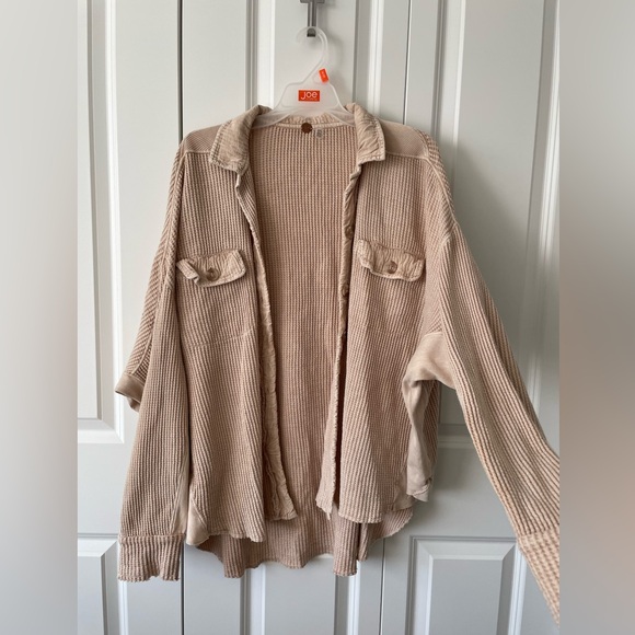 Free People Jackets & Blazers - Free People One Scout Jacket Sand
